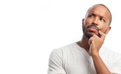 A man thinking about a new dentist